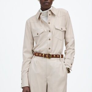 Madewell Western Button Up Shirt